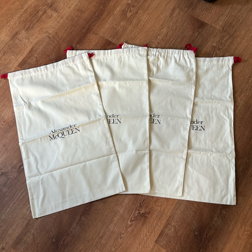 Alexander McQueen 4 set Dustbags